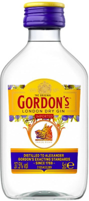 Джин ГОРДОНС London Dry Gin 37.5% 0.05л ШОТЛАНДИЯ