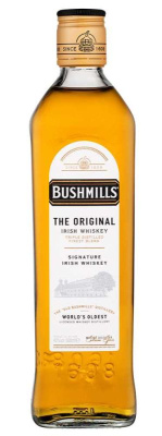 Виски БУШМИЛЗ ОРИГИНАЛ Irish Whiskey 40% 0.5л : ИРЛАНДИЯ