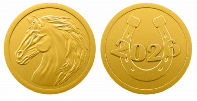 НГ Шоко Монета Новогодняя 6гр РОССИЯ