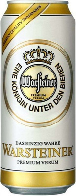 Пиво Варштайнер Премиум Верум светлое 4.8% 0.5л ж/б ГЕРМАНИЯ