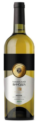 Вино Таманский Винодел Белое Сухое 10-12% 0.75л ВИНО РОССИИ