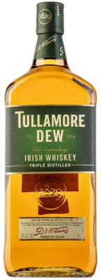 Виски ТАЛМОР ДЬЮ Irish Whiskey 40% 1л ИРЛАНДИЯ