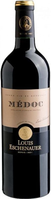 Вино Луи Эшенауэр Медок AOC MEDOC Красное Сухое 13.5% 0.75л ФРАНЦИЯ