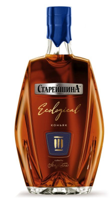 Коньяк Старейшина Трехлетний 40% 1л РОССИЯ