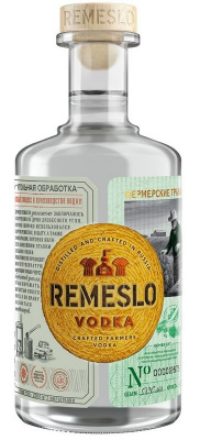 Водка особая Ремесло Фермера. На Травах 40% 0.5л РОССИЯ