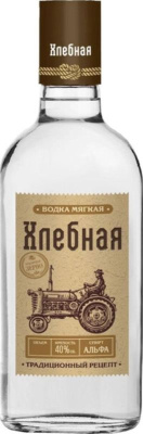 Водка Хлебная 40% 0.7л РОССИЯ