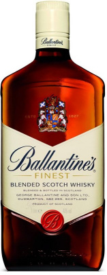 Виски БАЛЛАНТАЙНС ФАЙНЕСТ 3 года Scotch Blended 40% 1л П/Упак ШОТЛАНДИЯ