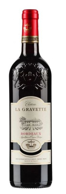 Вино Шато Ля Гравет AOC BORDEAUX Красное Сухое 12% 0.75л ФРАНЦИЯ