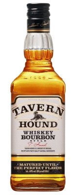 Виски ТАВЕРН ХАУНД Бурбон Зерновой Bourbon Whiskey 40% 0.5л РОССИЯ