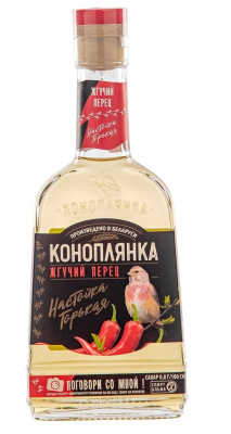 Настойка горькая Коноплянка Жгучий Перец 40% 0.25л РОССИЯ