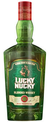 Виски ЛАКИ НАКИ Scotch Blended 40% 0.5л ШОТЛАНДИЯ (розлив Россия)