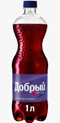 Добрый Лесные Ягоды 1л Напиток сильногаз безал РОССИЯ