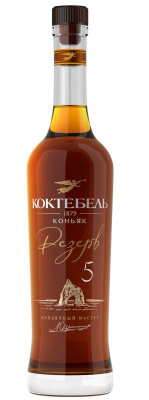 Коньяк Коктебель 5 лет Резерв 40% 0.5л РОССИЯ