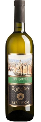 Вино МЕТЕХИ Ркацители KAKHETI Белое Сухое 12.5% 0.75л ГРУЗИЯ
