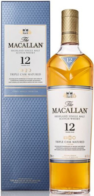 Виски МАКАЛЛАН ТРИПЛ КАСК МЕЙЧУРД 12 лет Scotch Single Malt Speyside 40% 0.7л П/Упак : ШОТЛАНДИЯ