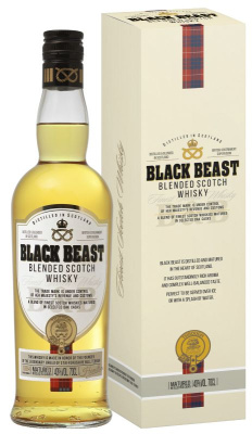 Виски БЛЭК БИСТ Scotch Blended 40% 0.7л П/Упак РОССИЯ