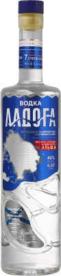 Водка Ладога 40% 0.5л РОССИЯ