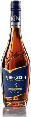 Коньяк Российский Киновский 3 года 40% 0.5л : КиН РОССИЯ