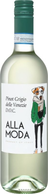 Вино Алла Мода Пино Гриджио DOC VENETO Белое Сухое 11.5% 0.75л ИТАЛИЯ
