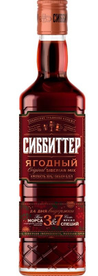 Настойка полусладкая Сиббиттер Ягодный 30% 0.5л РОССИЯ