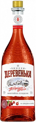 Настойка сладкая Зимняя Деревенька Графиня Вишня 19% 0.5л РОССИЯ
