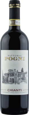 Вино Фаттория Поньи Кьянти DOCG TOSCANA Красное Сухое 12-13% 0.75л ИТАЛИЯ
