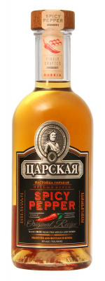 Настойка горькая Царская Пряный перец 35% 0.5л : РОССИЯ