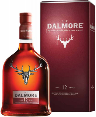 Виски ДАЛМОР 12 лет Scotch Single Malt HIGHLAND 40% 0.7л П/Упак ШОТЛАНДИЯ