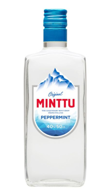 Ликер МИНТТУ Перечная Мята Крепкий 40% 0.5л ФИНЛЯНДИЯ