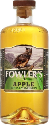 Настойка Полусладкая ФОУЛЕРС Яблоко на основе Виски 35% 0.7л РОССИЯ