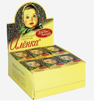 Аленка Шоколад Молочный 15гр РОССИЯ