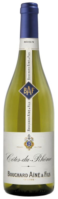 Вино Бушар Эне и Фис Кот дю Рон AOC RHONE VALLEY Белое Сухое 13% 0.75л ФРАНЦИЯ