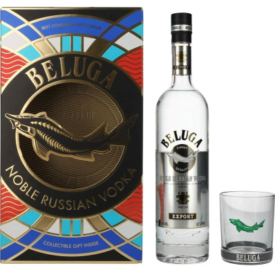 Водка Белуга 40% 0.7л П/Упак+ рокс РОССИЯ