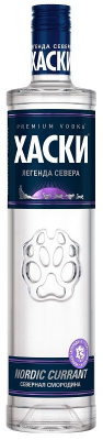 Водка особая Хаски Северная Смородина 38% 0.5л РОССИЯ