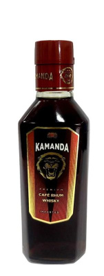 КАМАНДА Кофе Ром Виски Спиртной Напиток на основе Виски 45% 0.18л ИНДИЯ