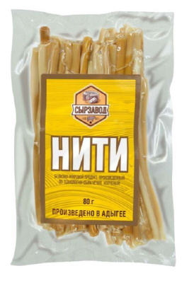 СЗМЖ Сырзавод Продукт копченый Нити 80гр РОССИЯ