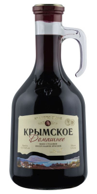 Вино Домашнее Южное Красное Полусладкое 11.5% 1л : Крымское ВИНО РОССИИ