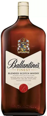 Виски БАЛЛАНТАЙНС ФАЙНЕСТ 3 года Scotch Blended 40% 1.5л ШОТЛАНДИЯ
