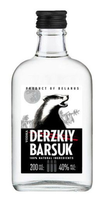 Водка Дерзкий Барсук 40% 0.2л БЕЛАРУСЬ