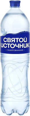 Святой Источник 1.5л Вода питьевая газ природная РОССИЯ