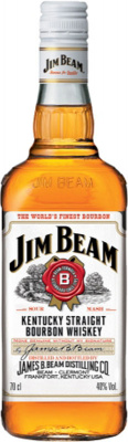 Виски ДЖИМ БИМ Бурбон Bourbon Whiskey Kentucky Straight 40% 0.7л : США