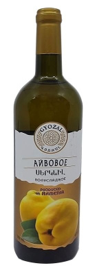 Гезал Айвовое Плодовая Алкогольная Продукция Полусладкая 12% 0.75л АРМЕНИЯ