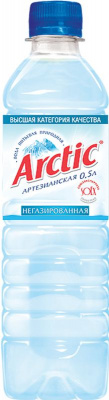 Арктик 0.5л пэт Вода питьевая негаз РОССИЯ