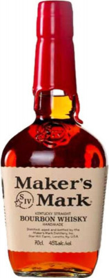 Виски МЭЙКЕРС МАРК Бурбон Bourbon Whiskey Kentucky Straight 45% 0.7л : США