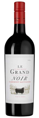Вино Ле Гран Нуар Каберне Совиньон IGP LANGUEDOC-ROUSSILLON Красное Полусухое 13.5% 0.75л ФРАНЦИЯ