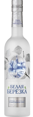 Водка Белая Березка 40% 0.375л РОССИЯ