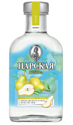 Настойка горькая Царская Оригинальная Груша 38% 0.25л :Ладога РОССИЯ
