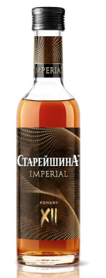 Коньяк Старейшина КС ИМПЕРИАЛ 12 лет 40% 0.05л РОССИЯ