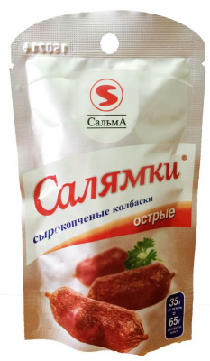 Салямки Колбаски Острые 35гр РОССИЯ