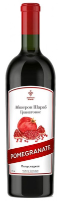 Абшерон Шараб ГРАНАТОВОЕ Плодовая Алкогольная Продукция Красная Полусладкая 12.8% 0.75л АЗЕРБАЙДЖАН